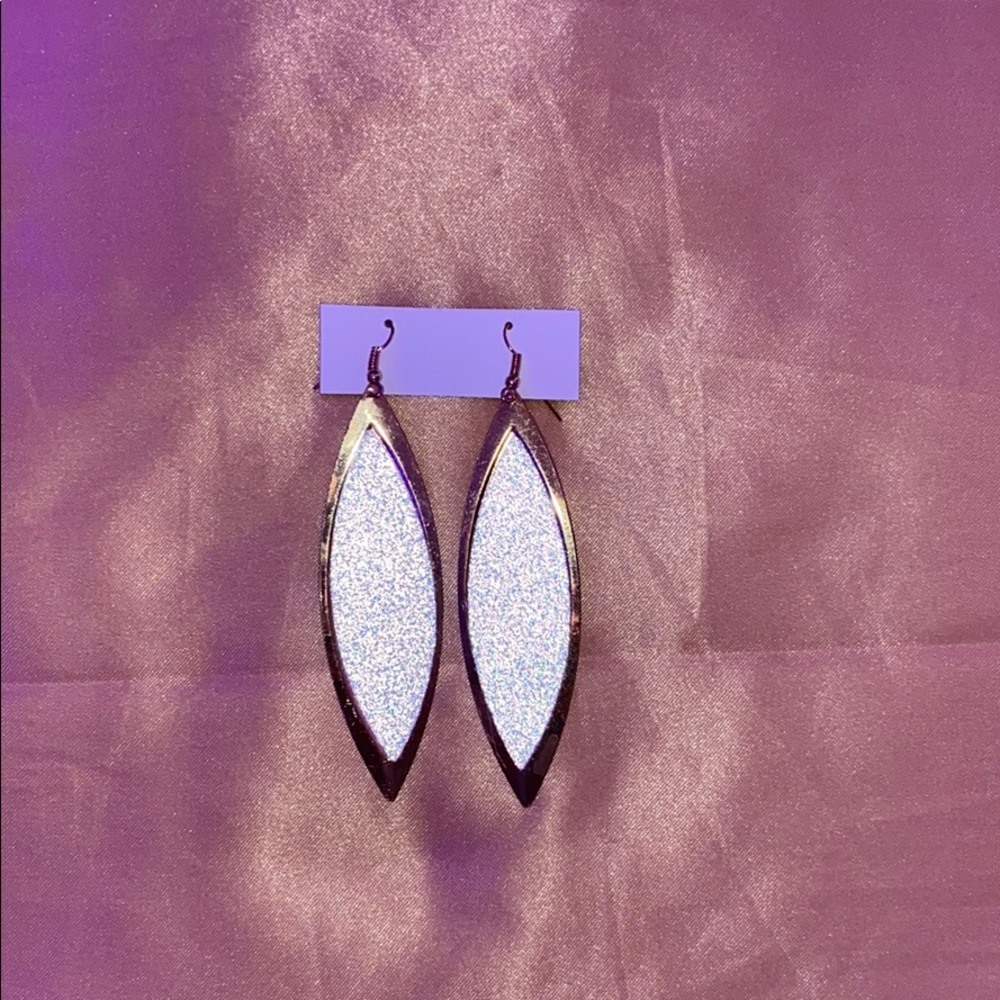 Gold and silver earrings